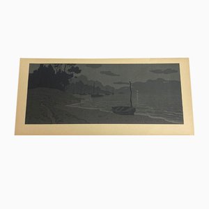Henri Riviere, La Nuit: La Feerie des Heures Plate 15, 1906, Lithograph