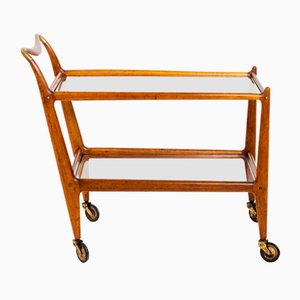 Mid-Century Bar Cart Attributed Cesare Lacca, Italy