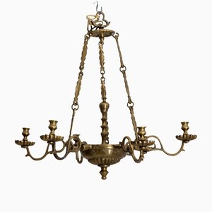 Lámpara de araña de seis brazos, siglo XIX
