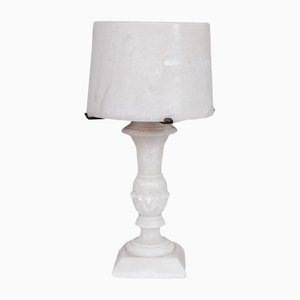 Mid-Century French Alabaster Table Lamp