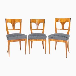 Biedermeier Dining Chairs, 1820s, Set of 3