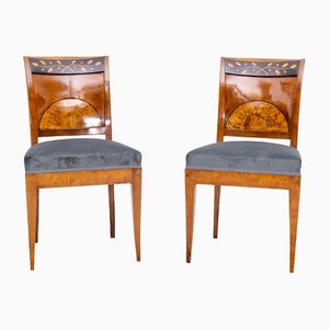 Biedermeier Side Chairs, Central Germany, 1820s, Set of 2