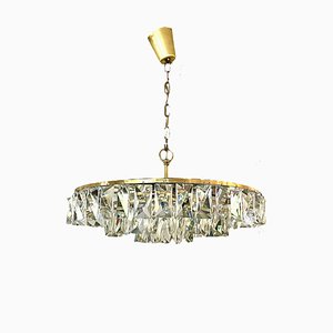 Crystal Chandelier in Hollywood Regency Style