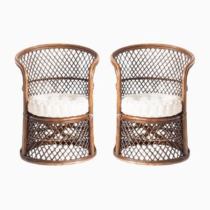 Vintage Tub Chairs, France, Years, Set of 2