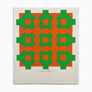 Victor Vasarely, Untitled, 1968, Screen Print