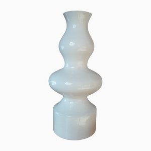 Large Italian White Ceramic Vase