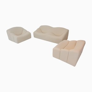 ABCD Sofa and Armchairs by Pierre Paulin for Artifort, 1960s, Set of 3