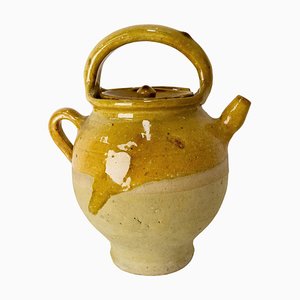 Small French Terracotta Jug or Pitcher, 19th Century