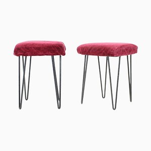 Set of Mid-Century Stools, Czechoslovakia, 1970s
