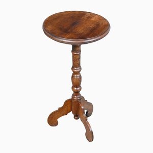 Walnut Wood Side Table, 1800s