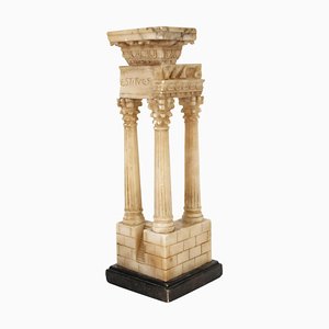 20th Century Temple of Vespasian and Titus Ruin Grand Tour Model,