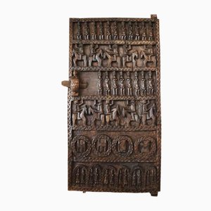 Antike Dogon Getreidespeicher Tür