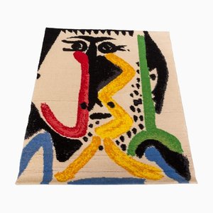 Tête d'Homme Teppich nach Picasso für Desso, 1990er