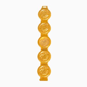 Medusa Gold Plated Bracelet Watch by Gianni Versace