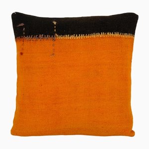 Turkish Wool Lumbar Kilim Pillow Cover