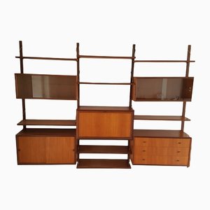 Danish Royal Series Wall Unit by Poul Cadovius, Set of 2