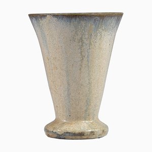 Belgian Glazed Ceramic Vase by Pierre Biron, 1950s