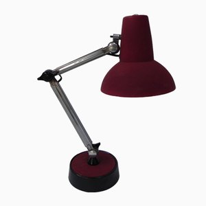 Red Chrome Desk Lamp