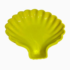 Yellow Glass Fruit Bowl