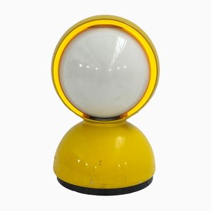 Gelbe Eclisse Tischlampe von Vico Magistretti für Artemide, 1960er