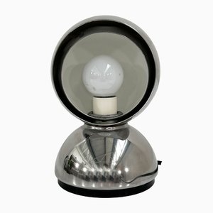 Silberne Eclisse Tischlampe von Vico Magistretti für Artemide, 1960er