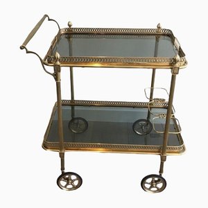 Rolling Table in Brass from Maison Jansen