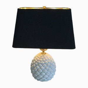 Pineapple Table Lamp in Porcelain