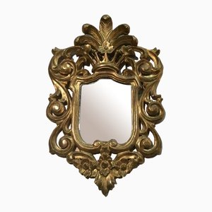 Italian Mirror in Gilded Wood, 1920s