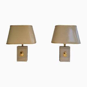 Golden Turtles Lamps, 1970s, Set of 2