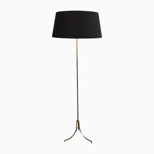 Brass Parquet Floor Lamp