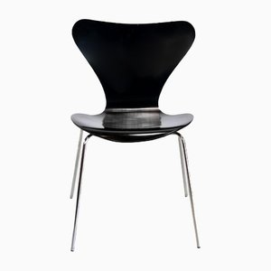 Black Model 3107 Butterfly Chair by Arne Jacobsen for Fritz Hansen, 1960s