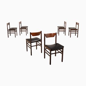 Mid-Century Dining Chairs, 1960s, Set of 6