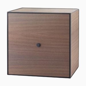 49 Smoked Oak Frame Box with Door or Shelf by Lassen