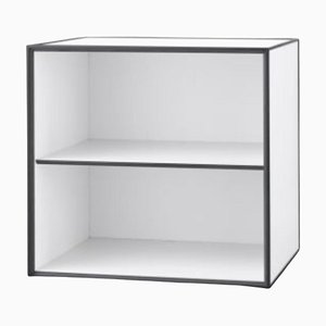 49 White Frame Box with Shelf by Lassen