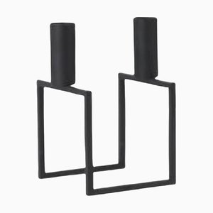 Black Line Candle Holder by Lassen