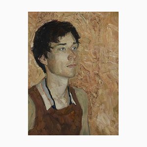 Anastasia Kurakina, Portrait of a Boy, Original Öl auf Leinwand, 2010er
