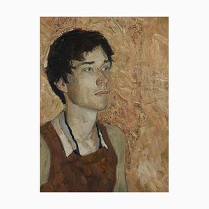 Anastasia Kurakina, Portrait of a Boy, Original Oil on Canvas, 2010s