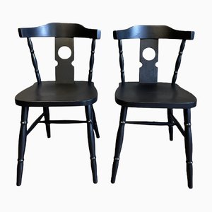 Vintage Dining Chairs, Set of 2