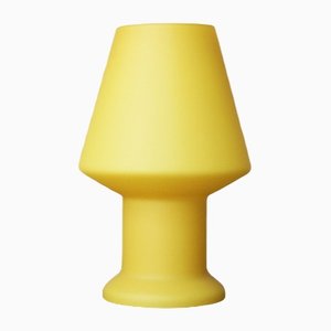 Lampada da tavolo gialla di Vetri Murano, anni '70