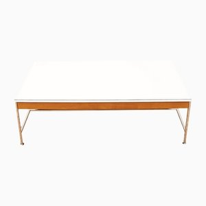 Tavolo nr. 5751 in noce, metallo cromato e resina di George Nelson per Herman Miller, 1956