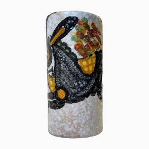 Italian Ceramic Donkey Vase in the style of Guido Gambone