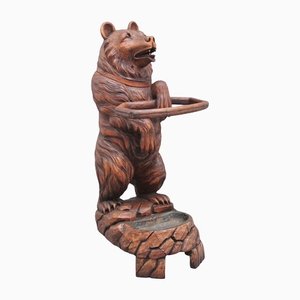 19th-Century Black Forest Bear Stick Stand
