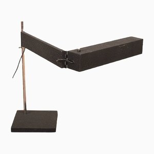 Saffa Table Lamp in Metal with Hinge by Dieter Waeckerlin, 1957