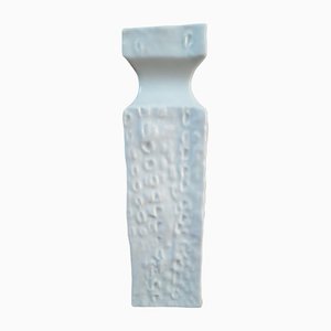 Moderne weiße Sgrafo Vase