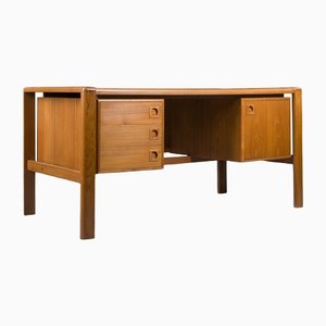 Scrivania in teak di HP Hansen, Danimarca, anni '60