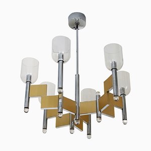 Lampadario vintage di Sciolari, Italia, anni '70