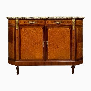 Louis XVI Buffet in Noble Wood Marquetry, 1850
