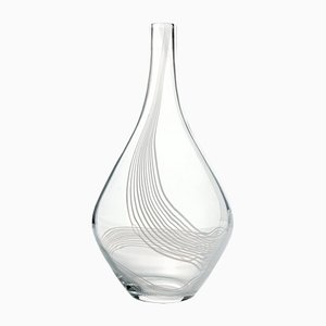Vaso Arabesque in vetro di Vicke Lindstrand per Kosta, Svezia