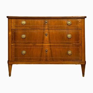 Louis XVI Dresser in Mahogany and Marquetry, 1800