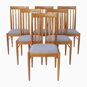Vintage Danish Chairs, 1960s-70s, Set of 6